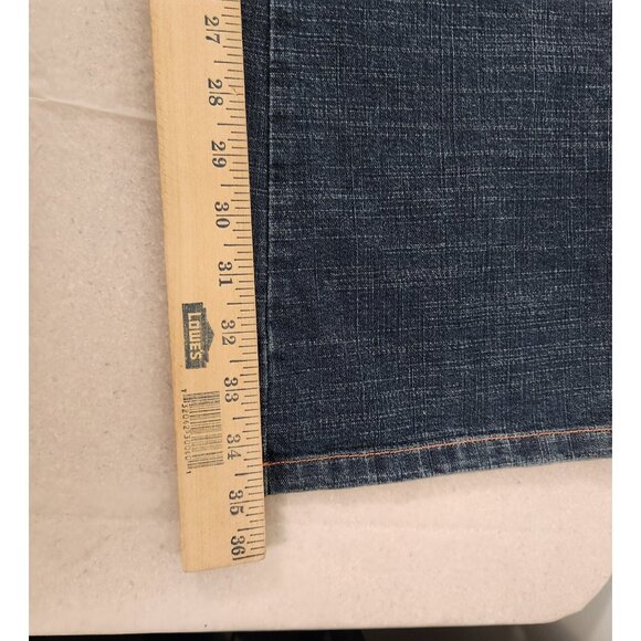 Patrizia Pepe Firenze Skinny Jeans Size 46 (33x34.5) Boot Cut Blue Denim‎ EUC - Picture 9 of 16